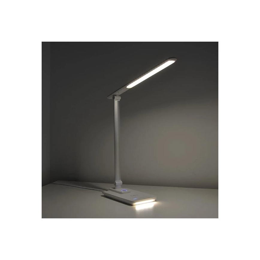LED dimmbare Tischlampe mit USB LED/9W/230V 3000K/4000K/5500K Weiß