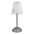 LED dimmbare Touch-Ladetischlampe ELBA LED/1,6W/800 mAh mattchrom/klar