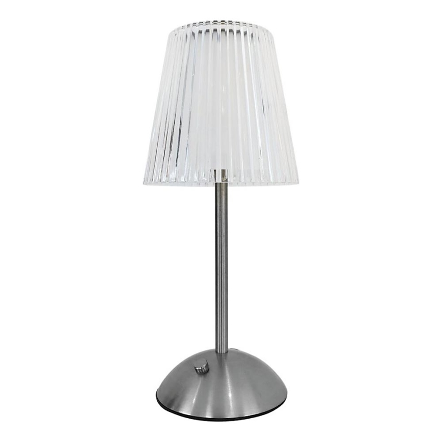 LED dimmbare Touch-Ladetischlampe ELBA LED/1,6W/800 mAh mattchrom/klar