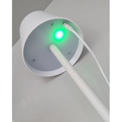 LED dimmbare Touch-Tischlampe LED/5W/5V USB 1200 mAh weiß