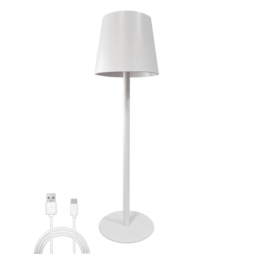 LED dimmbare Touch-Tischlampe LED/5W/5V USB 1200 mAh weiß