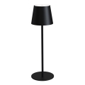 LED-dimmbare, wiederaufladbare Outdoor-Tischlampe LED/4W/4000 mAh 3000/4000/5500K IP44 schwarz