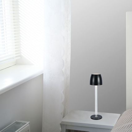 LED Dimmbarer wiederaufladbarer Touch-Tischleuchte LED/3W/5V 3000K 1800 mAh Weiß