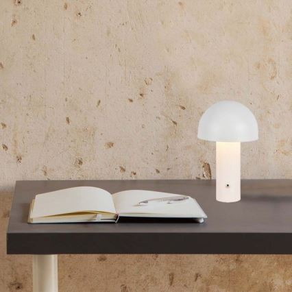 LED dimmbare wiederaufladbare Touch-Tischlampe LED/1W/5V 3000-6000K 1800 mAh weiß