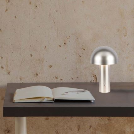 LED dimmbare wiederaufladbare Touch-Tischlampe LED/1W/5V 3000-6000K 1800 mAh gold