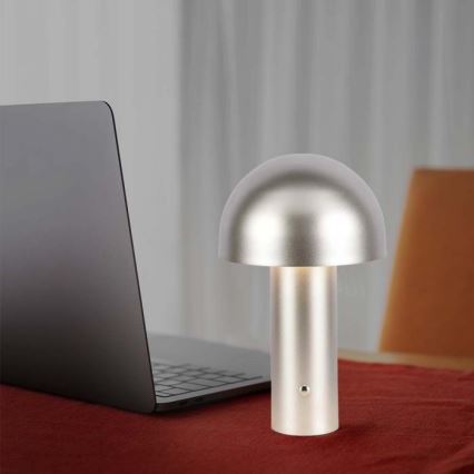 LED dimmbare wiederaufladbare Touch-Tischlampe LED/1W/5V 3000-6000K 1800 mAh gold