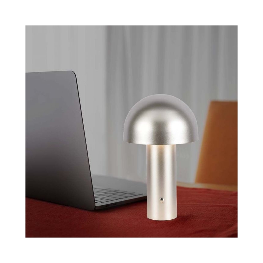 LED dimmbare wiederaufladbare Touch-Tischlampe LED/1W/5V 3000-6000K 1800 mAh gold