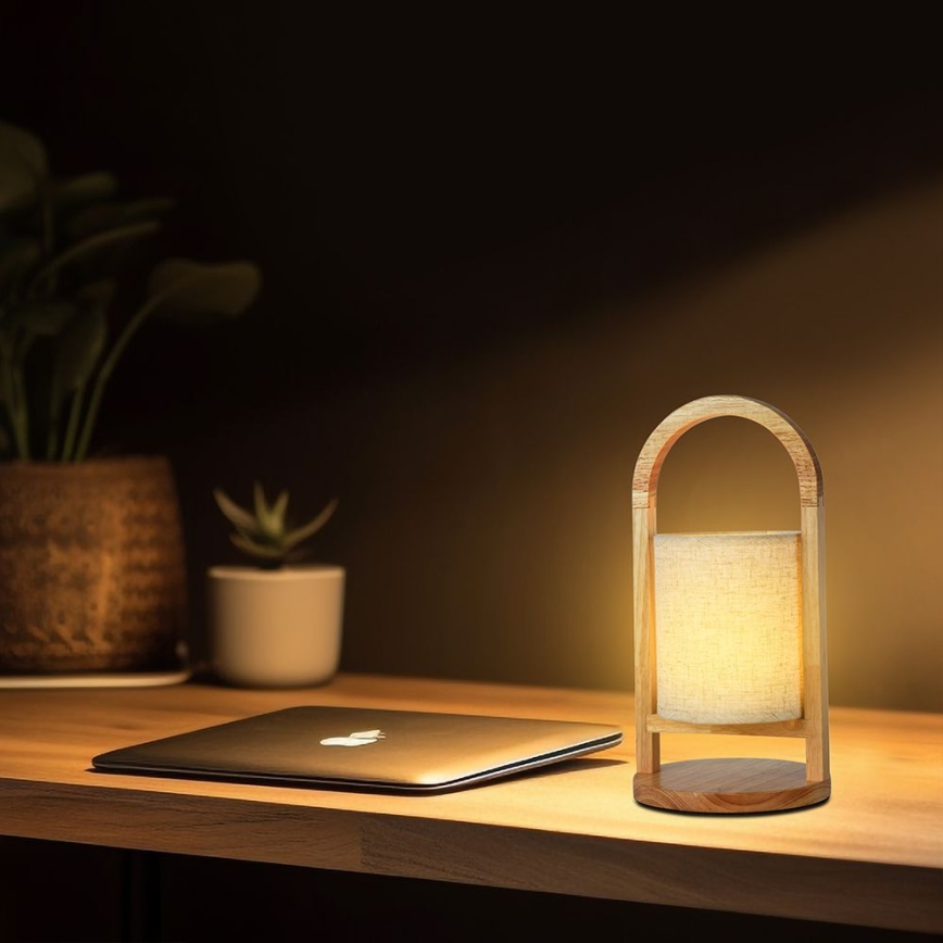 LED Dimmbares, wiederaufladbares Touch-Tischlicht LED/1,5W/5V 3000K 1800 mAh Beige