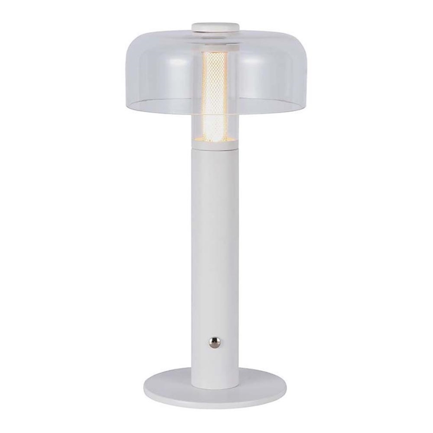 LED dimmbare, wiederaufladbare Touch-Tischlampe LED/1W/5V 3000K 1800 mAh weiß