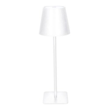 LED-dimmbare, wiederaufladbare Touch-Tischlampe LUCCA LED/3,7V 3000/4000/6500K 2000 mAh weiß