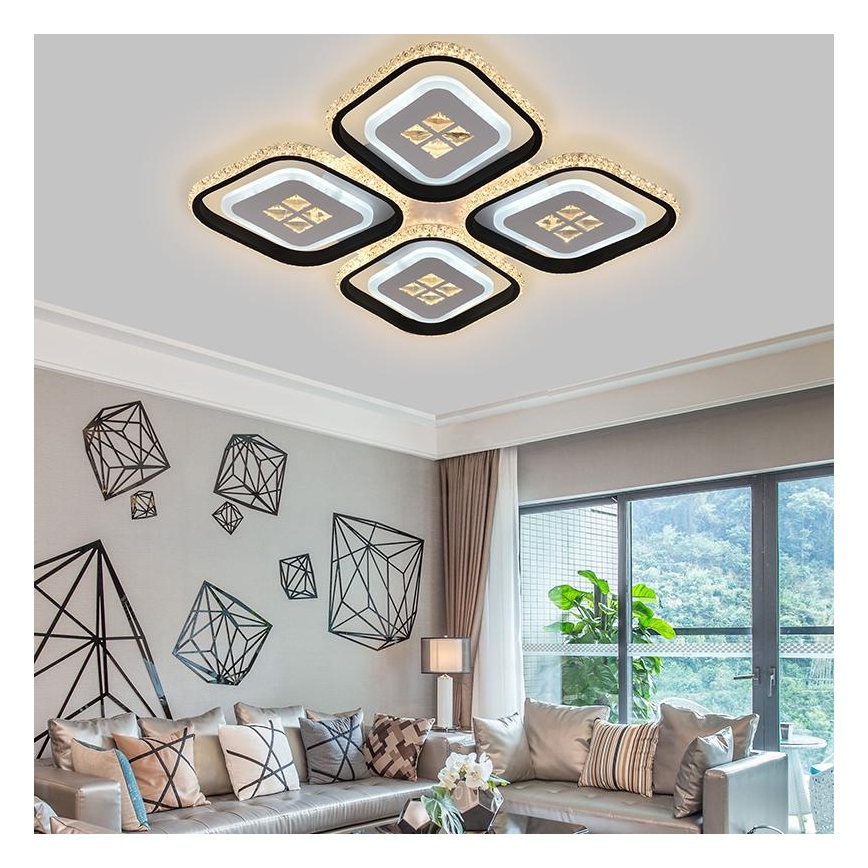 LED Dimmbarer Deckenleuchter LED/130W/230V 3000-6500K + Fernbedienung