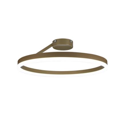 LED Dimmbarer Deckenleuchter LED/40W/230V 3000-6500K Gold + Fernbedienung