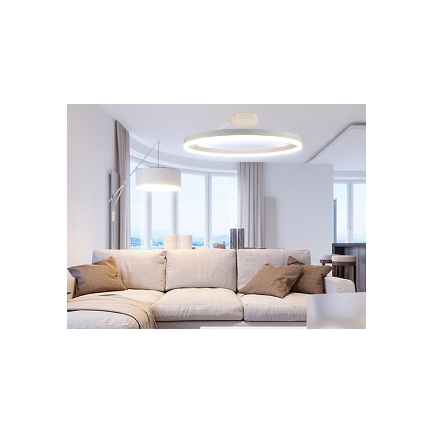 LED Dimmbarer Deckenleuchter LED/40W/230V 3000-6500K Weiß + Fernbedienung