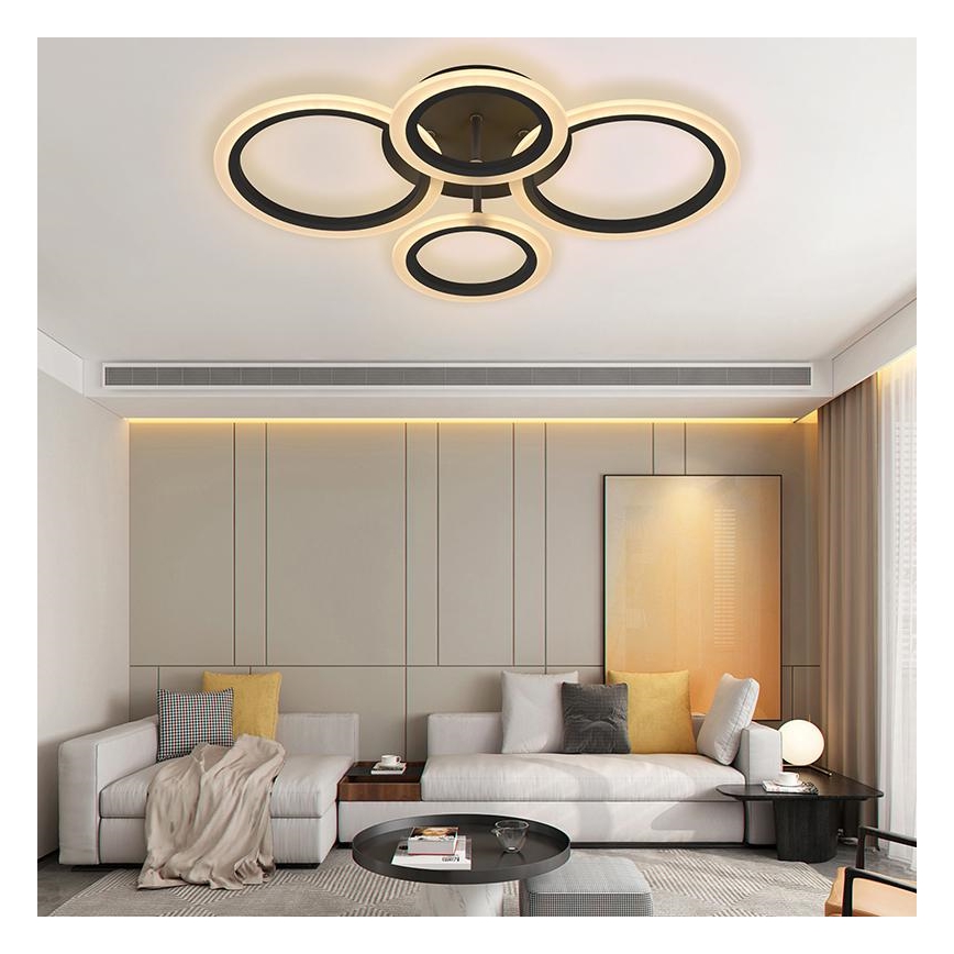 LED Dimmbarer Deckenleuchter LED/50W/230V 3000-6500K + Fernbedienung