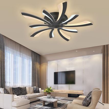 LED Dimmbarer Deckenleuchter LED/55W/230V 3000-6500K + Fernbedienung