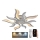LED Dimmbarer Deckenleuchter LED/65W/230V 3000-6500K Weiß + Fernbedienung