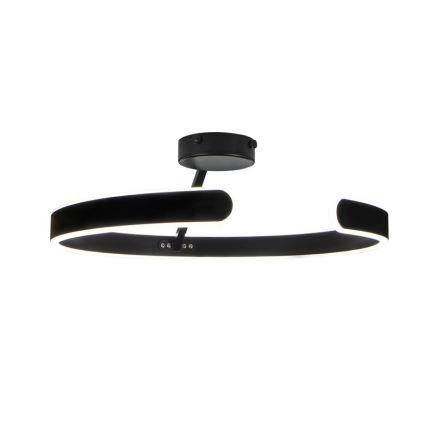 LED Dimmbarer Deckenleuchter LED/72W/230V 3000-6500K Schwarz + Fernbedienung