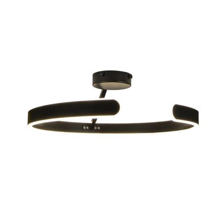 LED Dimmbarer Deckenleuchter LED/72W/230V 3000-6500K Schwarz + Fernbedienung