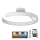 LED Dimmbarer Deckenleuchter LED/72W/230V 3000-6500K Weiß + Fernbedienung