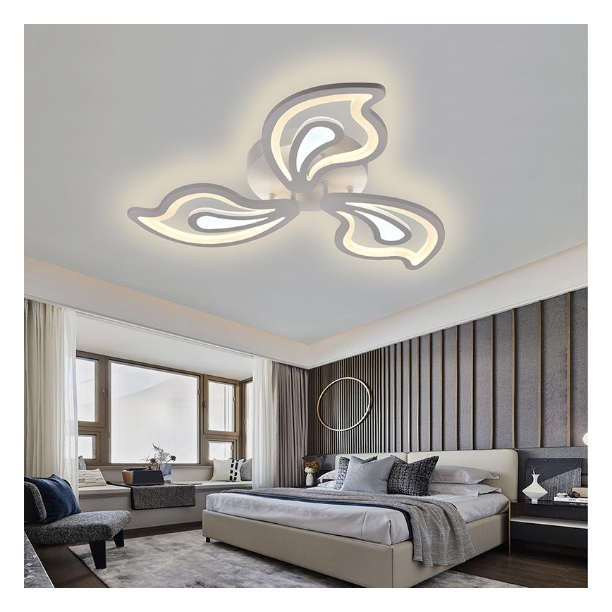 LED Dimmbarer Deckenleuchter LED/75W/230V 3000-6500K + Fernbedienung