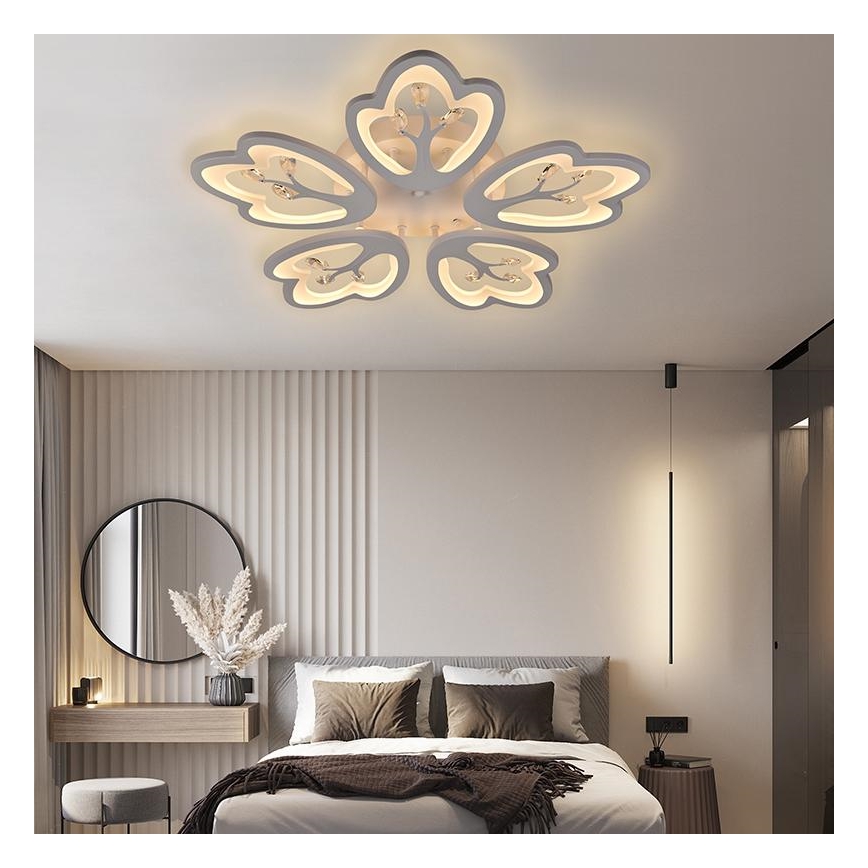 LED Dimmbarer Deckenleuchter LED/80W/230V 3000-6500K + Fernbedienung