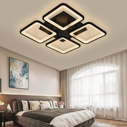 LED Dimmbarer Deckenleuchter LED/85W/230V 3000-6500K + Fernbedienung