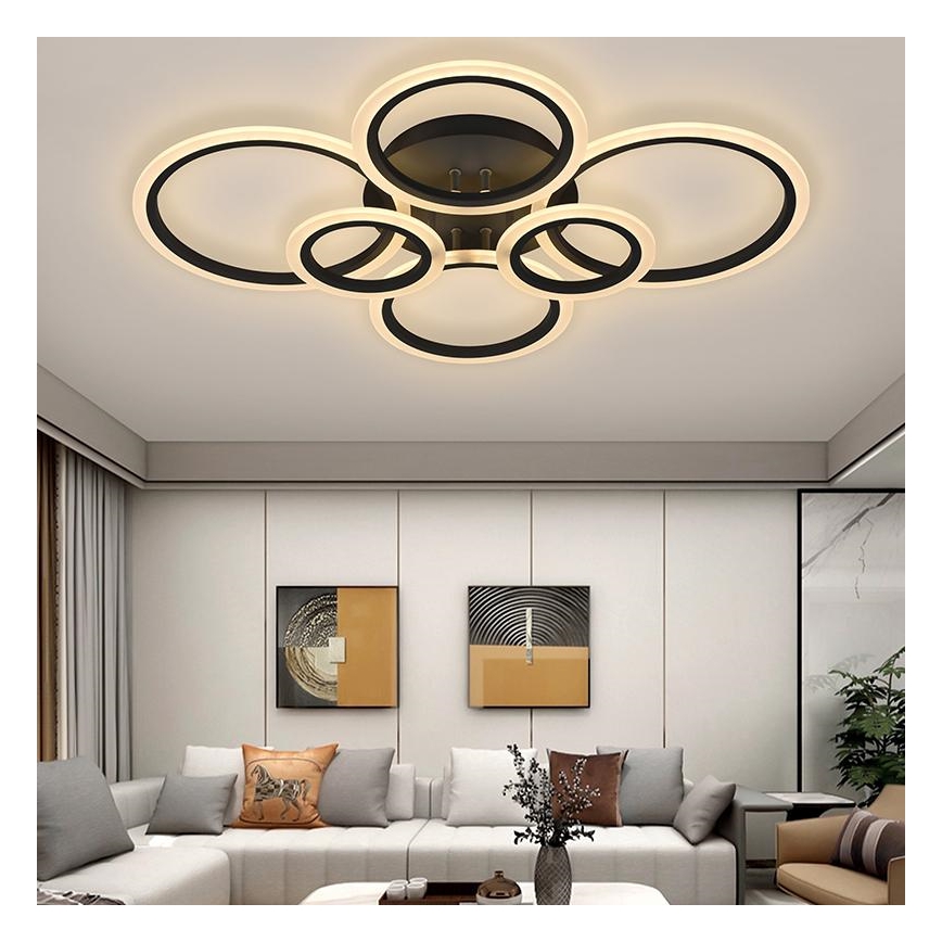LED Dimmbarer Deckenleuchter LED/85W/230V 3000-6500K + Fernbedienung