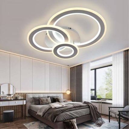 LED Dimmbarer Deckenleuchter LED/90W/230V 3000-6500K + Fernbedienung