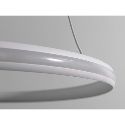 LED-dimmbare Pendelleuchte mit Seilaufhängung LED/55W/230V 3000-6500K Ø 60 cm + Fernbedienung