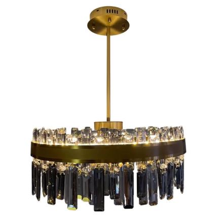 LED dimmbarer Kristall-Deckenleuchter an Stange LED/80W/230V 3000-6500K + Fernbedienung