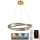LED dimmbarer Kristall-Kronleuchter an Kabel LED/40W/230V 3000-6500K + Fernbedienung