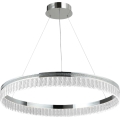 LED-dimmbarer Kristall-Kronleuchter an Stahlseil THALIA LED/55W/230V 3000-6000K Ø 80 cm + Fernbedienung