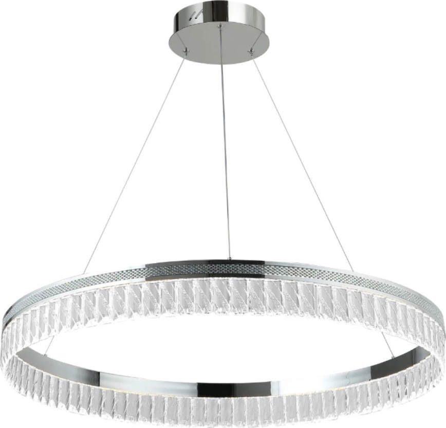 LED-dimmbarer Kristall-Kronleuchter an Stahlseil THALIA LED/55W/230V 3000-6000K Ø 80 cm + Fernbedienung