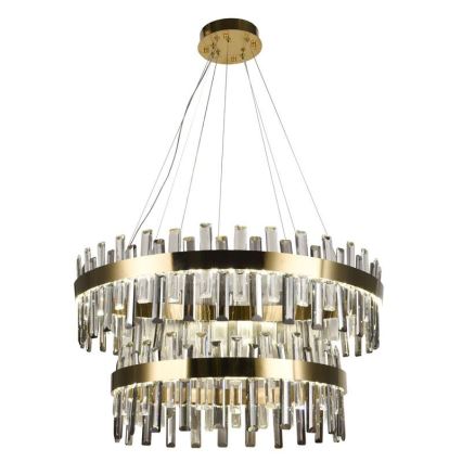 LED dimmbarer Kristall-Kronleuchter an Kabel LED/190W/230V 3000-6500K + Fernbedienung