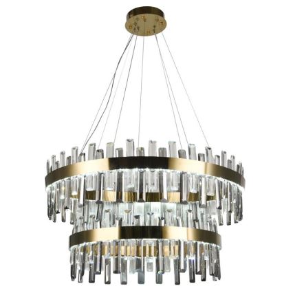 LED dimmbarer Kristall-Kronleuchter an Kabel LED/190W/230V 3000-6500K + Fernbedienung