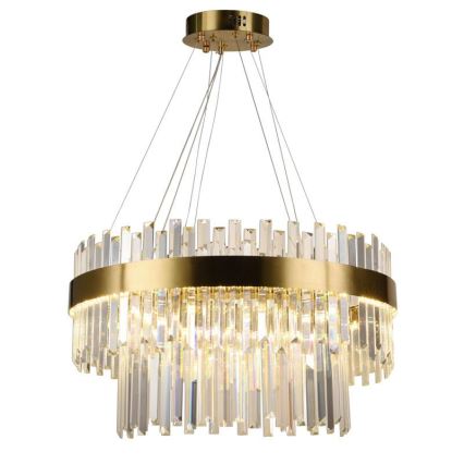 LED dimmbarer Kristall-Kronleuchter an Kabel LED/80W/230V 3000-6500K + Fernbedienung