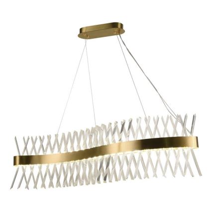 LED dimmbarer Kristall-Kronleuchter an Kabel LED/95W/230V 3000-6500K + Fernbedienung