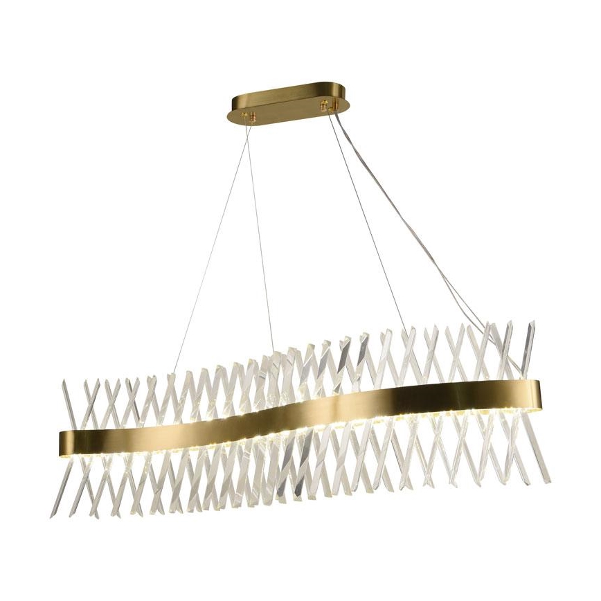 LED dimmbarer Kristall-Kronleuchter an Kabel LED/95W/230V 3000-6500K + Fernbedienung