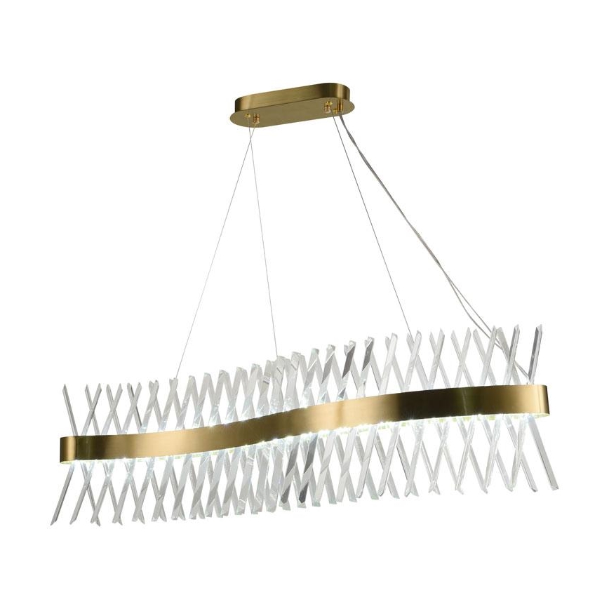LED dimmbarer Kristall-Kronleuchter an Kabel LED/95W/230V 3000-6500K + Fernbedienung