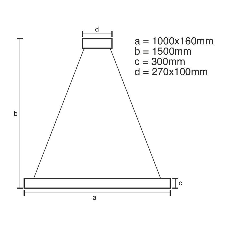 LED dimmbarer Kristall-Kronleuchter an Kabel LED/95W/230V 3000-6500K + Fernbedienung