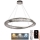 LED dimmbarer Kristall-Pendelleuchter an Kabel LED/50W/230V 3000-6500K + Fernbedienung