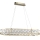 LED-dimmbarer Kristall-Pendelleuchter an Seil ENRIQUE LED/50W//230V 3000-6000K + Fernbedienung