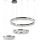 LED-dimmbarer Kristall-Pendelleuchter an Stahlseil THALIA LED/120W/230V 3000-6000K + Fernbedienung