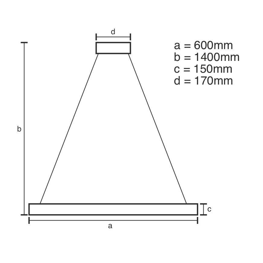 LED dimmbarer Kristall-Kronleuchter an Kabel LED/40W/230V 3000-6500K + Fernbedienung