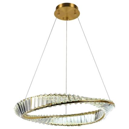 LED dimmbarer Kristall-Kronleuchter an Kabel LED/40W/230V 3000-6500K + Fernbedienung