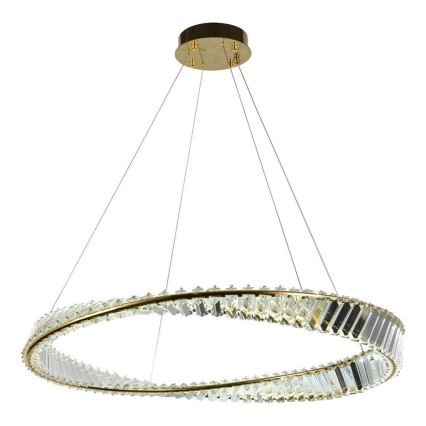 LED dimmbarer Kristall-Pendelleuchter an Kabel LED/50W/230V 3000-6500K + Fernbedienung