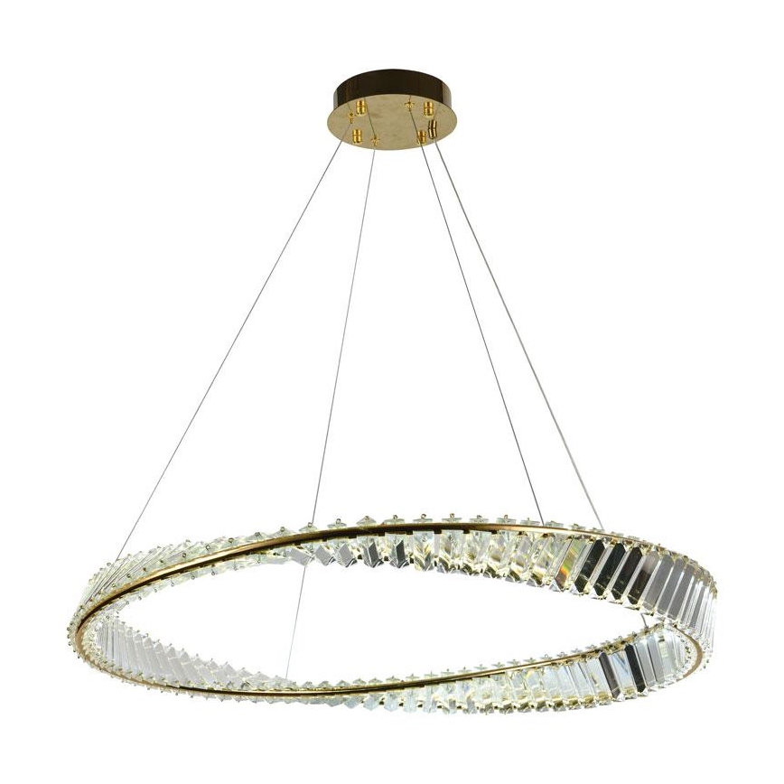 LED dimmbarer Kristall-Pendelleuchter an Kabel LED/50W/230V 3000-6500K + Fernbedienung