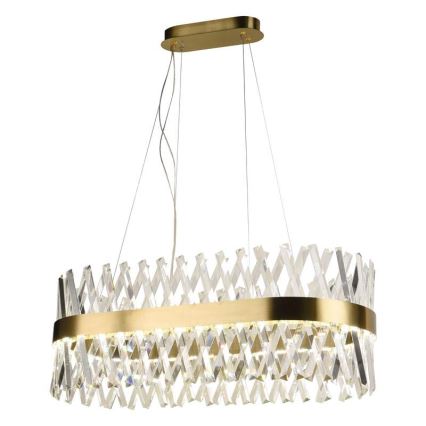 LED dimmbarer Kristall-Pendelleuchter an Kabel LED/90W/230V 3000-6500K + Fernbedienung