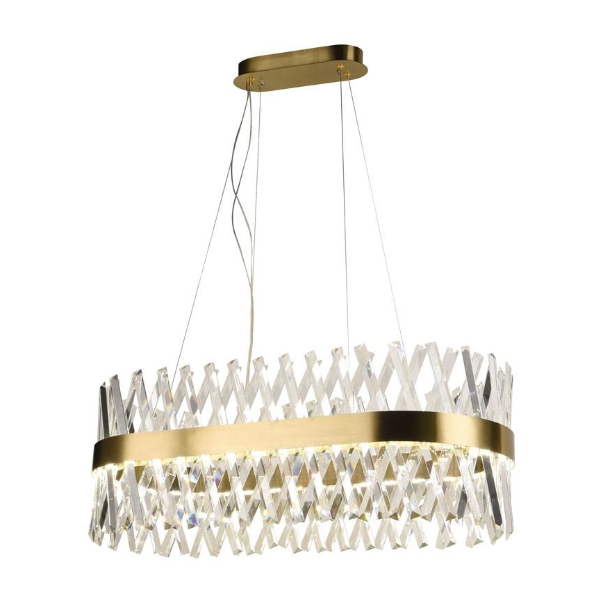 LED dimmbarer Kristall-Pendelleuchter an Kabel LED/90W/230V 3000-6500K + Fernbedienung