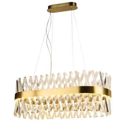 LED dimmbarer Kristall-Pendelleuchter an Kabel LED/90W/230V 3000-6500K + Fernbedienung